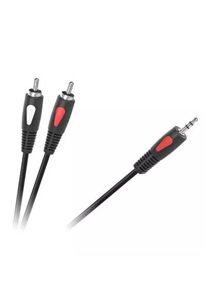 OEM Cablu Jack 3.5 mm la 2x RCA 3m -Line Cabletech