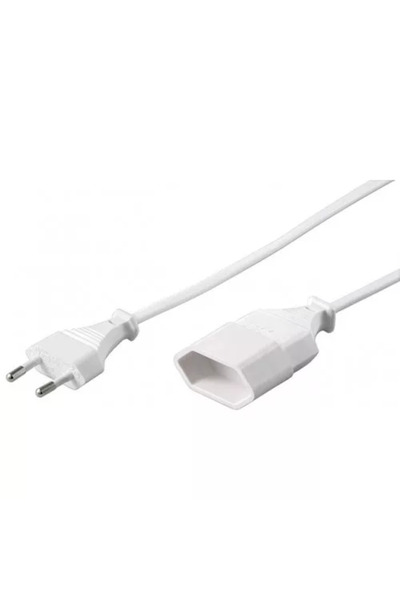 OEM Prelungitor Euro 5m alb Goobay