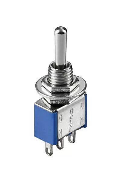 goobay Comutator ON-OFF-ON 3 pini cu reținere 12.5x6.5x9.5mm 3A 250V MTS-1