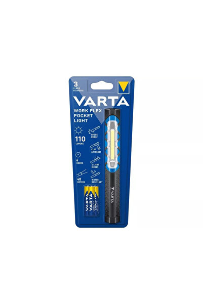 OEM Lanterna LED Varta Work Flex Pocket Light 17647 110lm 3x AAA Longlife Power