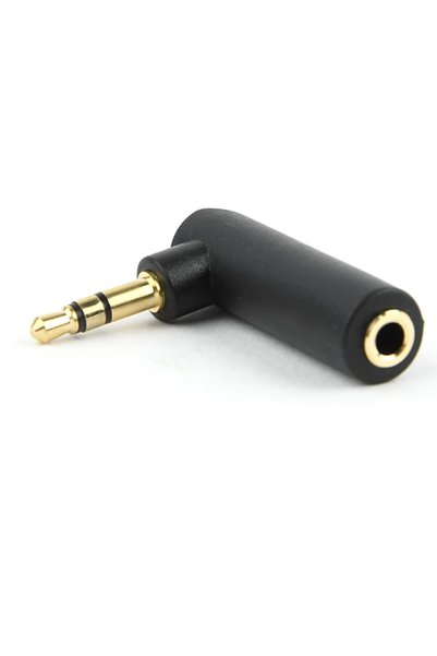 OEM Adaptor audio Jack 3.5 mm Stereo tata in unghi Jack 3.5 mm mama Stereo GE...
