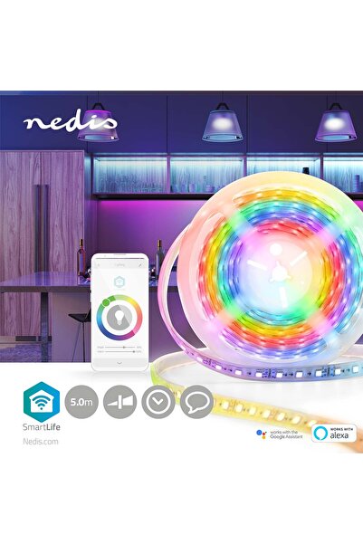 Nedis Banda LED Smart Wi-Fi RGB 700lm IP65 5m