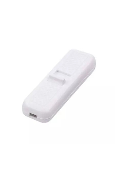 OEM ON-OFF wire switch 2A 250V white with latching