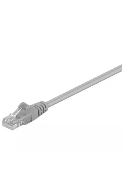 OEM UTP cable 30m CCA network patchcord CAT5e 2x RJ45 unshielded gray Goobay