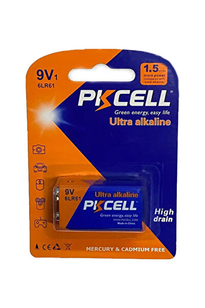 PKCELL Baterie Ultra alkalina 6LR61 9V (604)