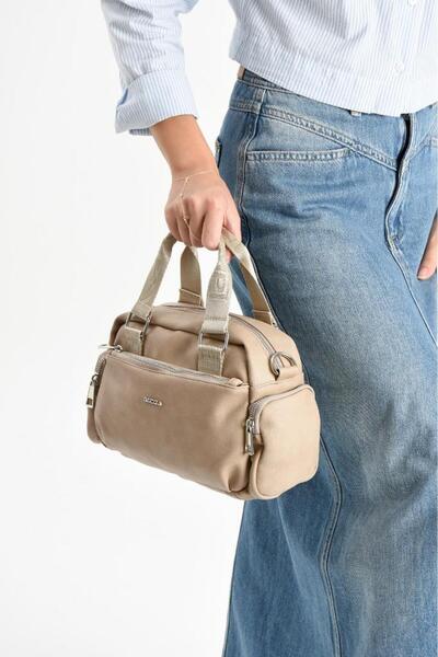 H&D COLLECTİON Geantă de umăr pentru femei din piele artificială 25*17 cm Gea...