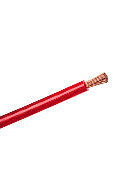 Cabletech Professional power cable 2GA 12mm/33.62mm2 Copper+Aluminum red 1m