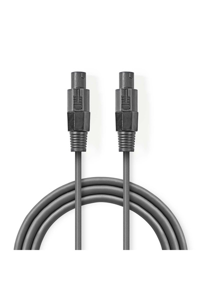 OEM Speaker Cable 1.5mm SPEAKON 2-pin Female 5m Copper Grey Nedis