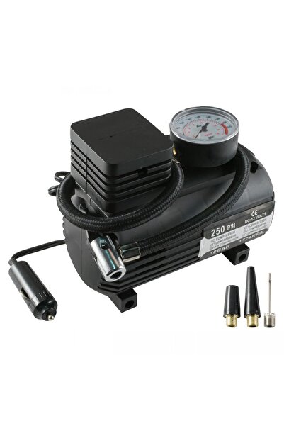 OEM Compresor auto 12V 18 bari 250 PSI 3 adaptoare ventil 4CARS 90304