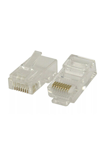 OEM Mufe CAT6 UTP RJ45 SOLID PVC transparent 5buc VALUELINE