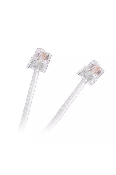 OEM Cablu telefon extensie alb 7.5m RJ11