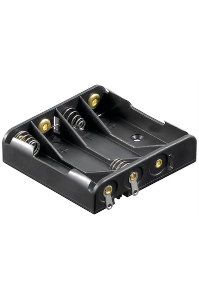 goobay Θήκη μπαταρίας 4x AAA R3 με άκρα συγκόλλησης 11989