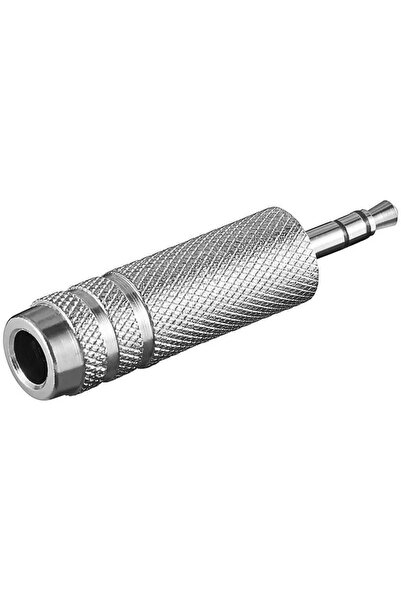 OEM Adaptor Jack 3.5 mm stereo la Jack 6.35 mm stereo Mama Metal Goobay