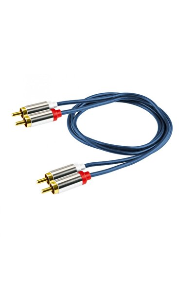 OEM HiFi stereo audio cable 2x RCA - 2x RCA 1m double shielded HOME