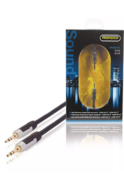 OEM Stereo audio cable Jack 3.5 mm male-male 2m OFC Profigold