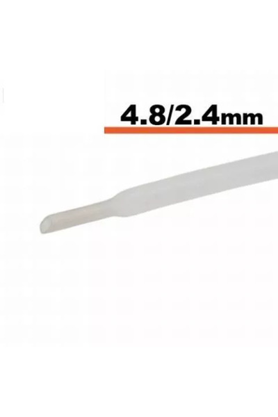 OEM Cadă Termocontractibilă Transparentă 4.8mm/ 2.4mm 0.5m