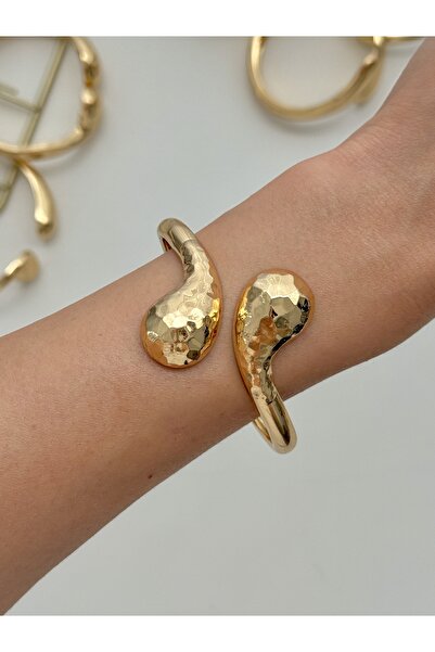 YOUES JEWELRY 316l Çelik Kalın Kelepçe Bileklik Kadın Bilezik