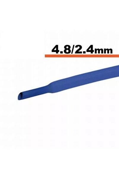 OEM Blue heat shrink tube 4.8mm/ 2.4mm 0.5m