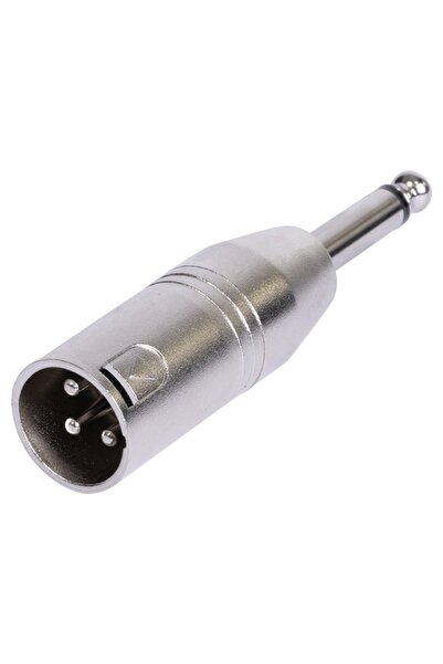 OEM Adaptor 3 pini XLR tata - JACK 6.35 mm tata MONO metal BST 18-5575