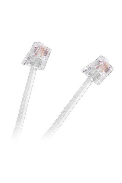 OEM Καλώδιο τηλεφώνου RJ11 2m λευκό TEL0033F-2