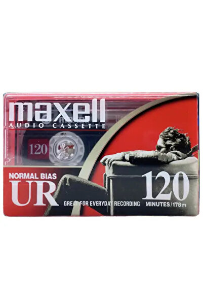 OEM Audio cassette MAXELL UR90 90 minutes NORMAL BIAS IEC TYPE I EQ 120