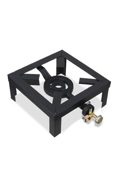 Generic Single burner square gas stove, designed for practicality and durability, suitable for home use, picnics and trips