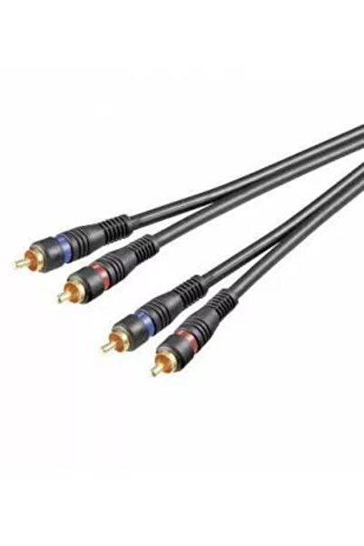 OEM 2x RCA cable 3m OFC double shielded Goobay
