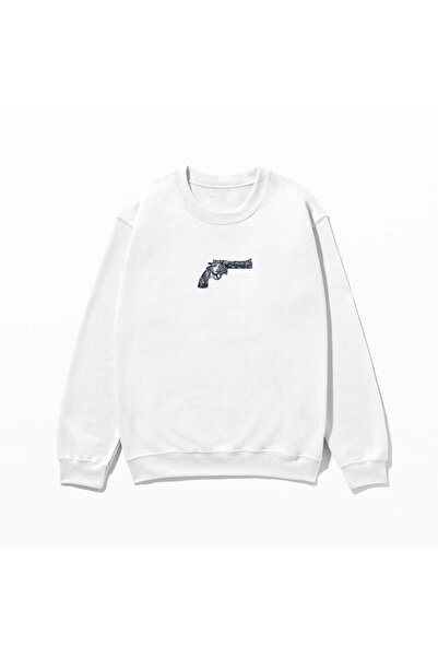 SVART WEAR Суитшърт с принт 100% памук Овърсайз Моден Забавен суитшърт с принт