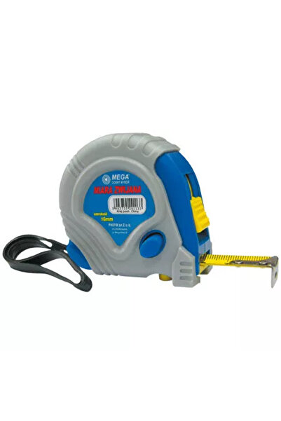 MEGA Ruleta cauciucata cu 3 blocaje 7.5m 25mm