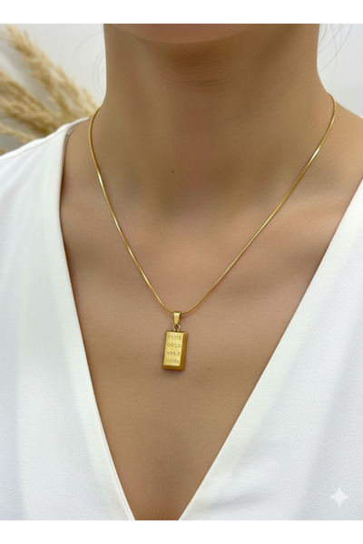 MEEB BİJUTERY KÜLÇE KOLYE KARARMAZ 316L ÇELİK BÜYÜK BOY