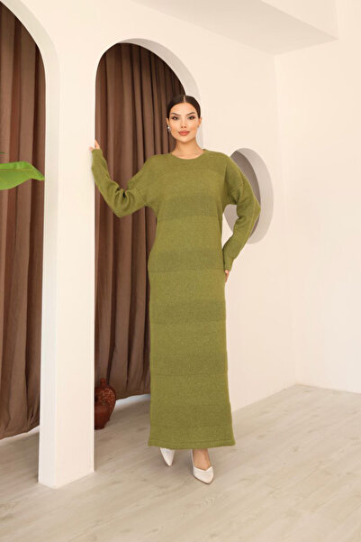 RMY MODA Long Sleeve Maxi Length Knitwear Dress