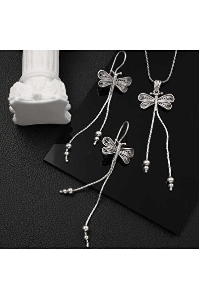 Gumush Gümüş Telkari Yusufçuk Kadın Set