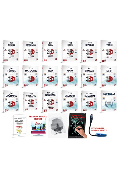 3D Yayınları 2026-2027 TYT Tüm Dersler Eğiten Ve Hazırlayan Sınav Hazırlık Se...