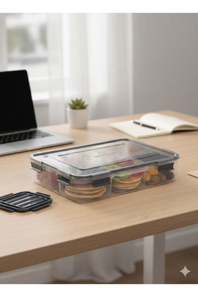 BÜYÜLÜ HOME 6 lı Kapaklı Kahvaltı Saklama kabı