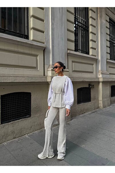 Crystal Life Ribbed Knitwear 3-Piece Set