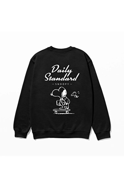 SVART WEAR Swea tricou cu imprimeu 100% bumbac supradimensionat Trendy Fancy ...