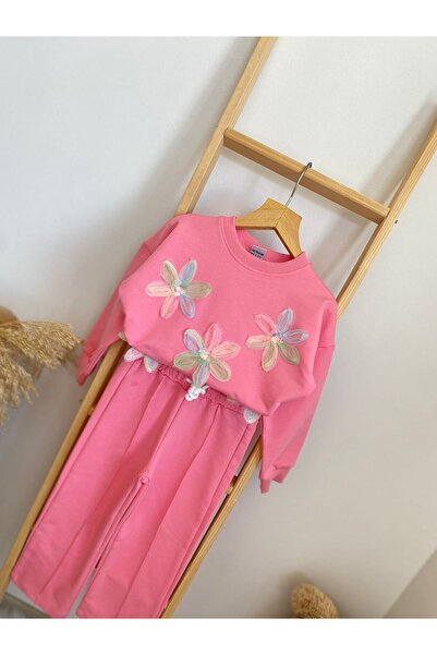 KOKOŞ BEBEK Lily Embroidered Girl's 2-Piece Set - Age 3/12 - 31508