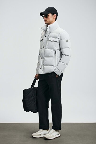 Lufian 112120258 Genıous Goose down Men's Coat Gray