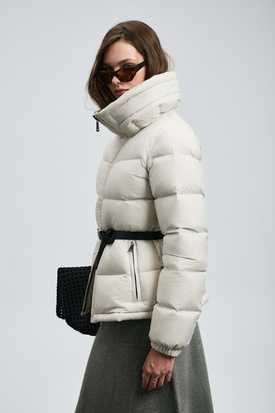 Lufian 122120044 Flash Goose down Women's Coat Ecru