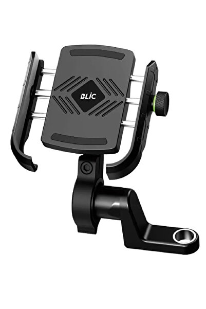 soonaksesuar Bst3 Motorcycle Handlebar and Mirror Connected Motor and Bicycle Compatible Phone Holder