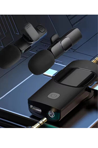 soonaksesuar High Quality Professional 3 in 1 Wireless Portable Lavalier Microphone Youtube Facebook Tiktok