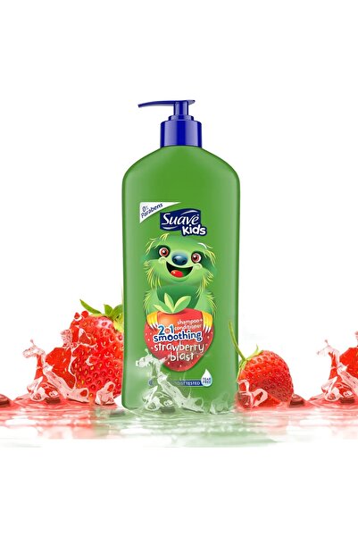 Suave kids 2in1 Shampoo 532ml Strawberry Blast