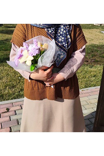 İ&G Çiçek ve Hobi evi Solmayan Hediye Buketi Şönil Çiçekler