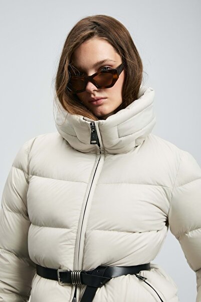 Lufian 122120044 Flash Goose down Women's Coat Ecru