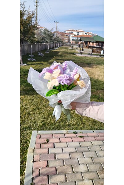 İ&G Çiçek ve Hobi evi Solmayan Hediye Buketi Şönil Çiçekler