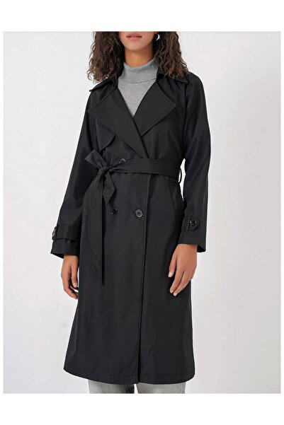 trenchcoat Kadın Kuşaklı