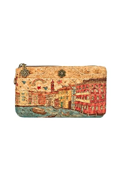 IBU Cork - Cork Wallet for Cards Urban Print (Model: 4)