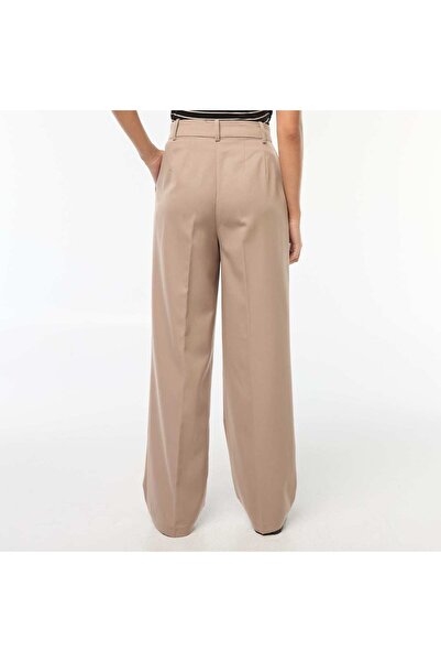 KIABI Wide-leg tailored trousers BEIGE
