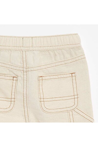 KIABI Linen-blend trousers WHITE