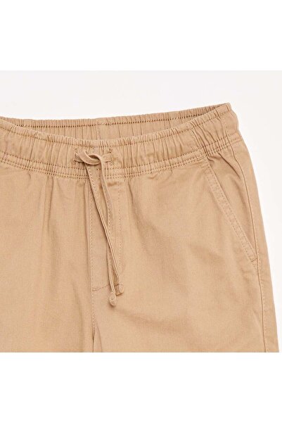 KIABI Stretchy multi-pocket trousers BEIGE